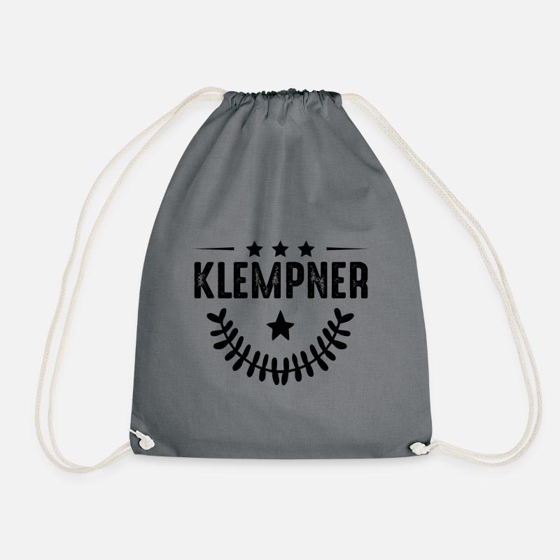 Klempner Beruf - Turnbeutel - Grau