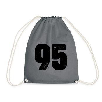 Maillot à 95 numéros - Sac de sport léger - gris - Devant