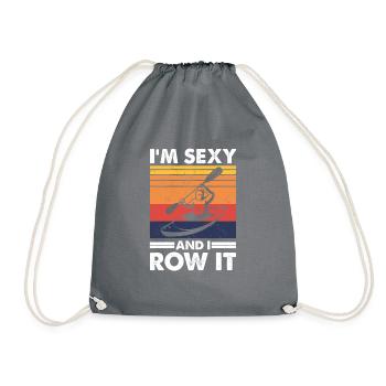 Je suis sexy et je l’ai, funny Kayak Bateau - Sac de sport léger - gris - Devant