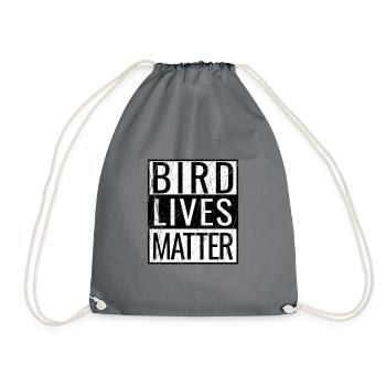 Bird Lives Matter Bird Watching Birding Bird Nerd - Sac de sport léger - gris - Devant