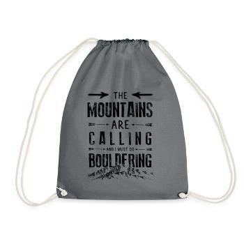 Mountains Calling Bouldering Escalade de glace - Sac de sport léger - gris - Devant
