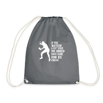 If you Wanted A Soft Serve - Funny Table Tennis - Sac de sport léger - gris - Devant