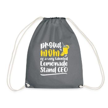 Fière maman d’un PDG de stand de limonade très talentueux - Sac de sport léger - gris - Devant