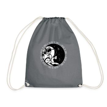 Cheerse To Space, beer trikenAstronaut - Drawstring Bag - grey - Front