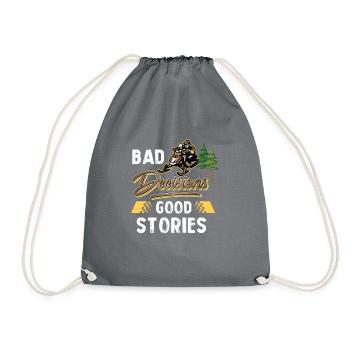 Bad Desicions Good Stories, Schneemobil - Turnbeutel - Grau - Vorne