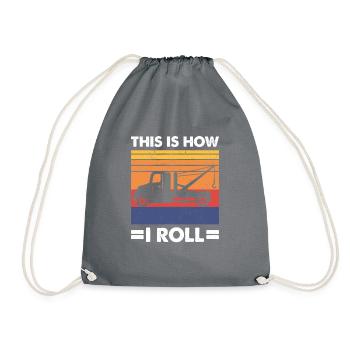 C’est comme ça que je roule, drôle de dépanneuse - Sac de sport léger - gris - Devant