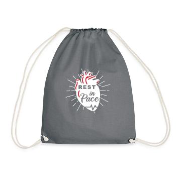 Rest In Pace, chirurgie à cœur ouvert - Sac de sport léger - gris - Devant