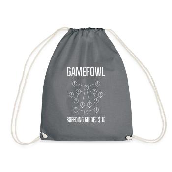 Gamefowl Breeding Guide Soy Gallero - Turnbeutel - Grau - Vorne
