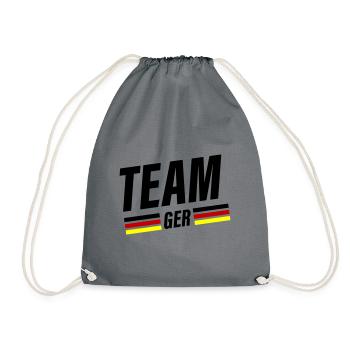 Team Germany - Turnbeutel - Grau - Vorne