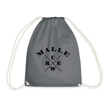 Malle Crew - Turnbeutel - Grau - Vorne