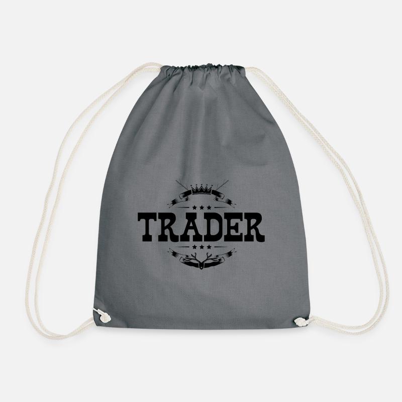Trader Beruf - Turnbeutel - Grau
