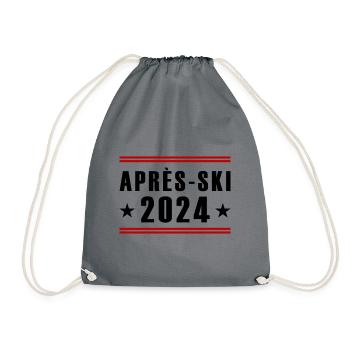 Après Ski 2024 - Drawstring Bag - grey - Front