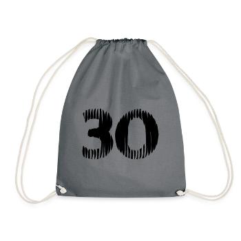 Maillot à 30 chiffres - Sac de sport léger - gris - Devant