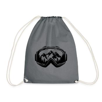 Ski Goggles Mountain Slope - Sac de sport léger - gris - Devant