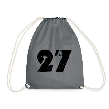 27 Nombre - Sac de sport léger - gris - Devant