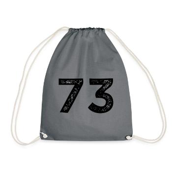 Maillot à 73 numéros - Sac de sport léger - gris - Devant