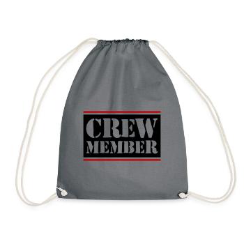 Conception de l’équipage - Sac de sport léger - gris - Devant