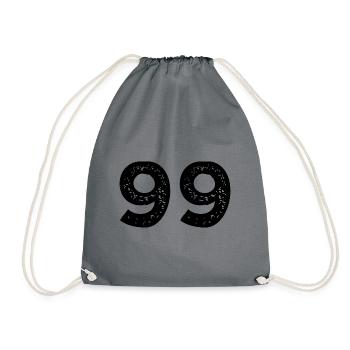 Maillot numéro 99 - Sac de sport léger - gris - Devant