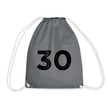 Maillot à 30 chiffres - Sac de sport léger - gris - Devant