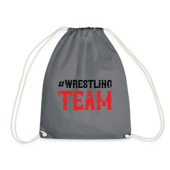 Wrestling Team - Turnbeutel - Grau - Vorne
