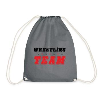 Wrestling Team - Turnbeutel - Grau - Vorne
