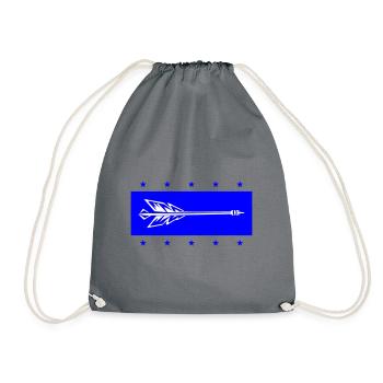 Darts darts sport - Drawstring Bag - grey - Front
