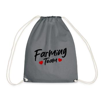 Farming Team - Turnbeutel - Grau - Vorne