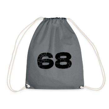 Maillot à 68 numéros - Sac de sport léger - gris - Devant