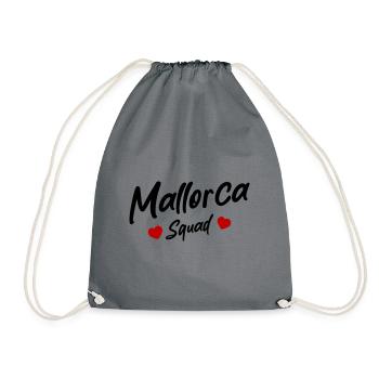 Mallorca Squad Heart - Drawstring Bag - grey - Front