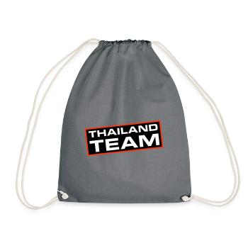 Thailand Team - Drawstring Bag - grey - Front