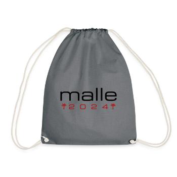 Malle 2024 Mallorca Palme - Turnbeutel - Grau - Vorne
