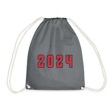 Anniversaire 2024 - Sac de sport léger - gris - Devant