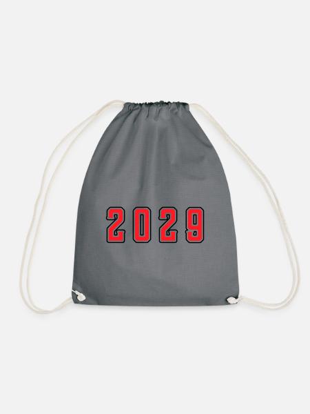 2029 Jahr Geburtstag - Turnbeutel - Grau