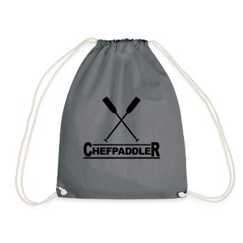 Pagayeurs chef pagaies de bateau-dragon aviron - Sac de sport léger - gris - Devant