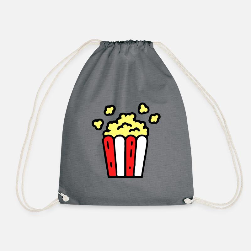 Popcorn - Turnbeutel - Grau