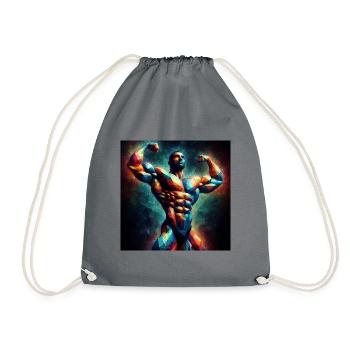 Culturisme - Sac de sport léger - gris - Devant