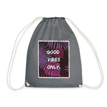 Bonnes vibrations seulement édition rouge - Sac de sport léger - gris - Devant