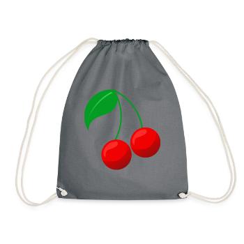Cherry - Turnbeutel - Grau - Vorne