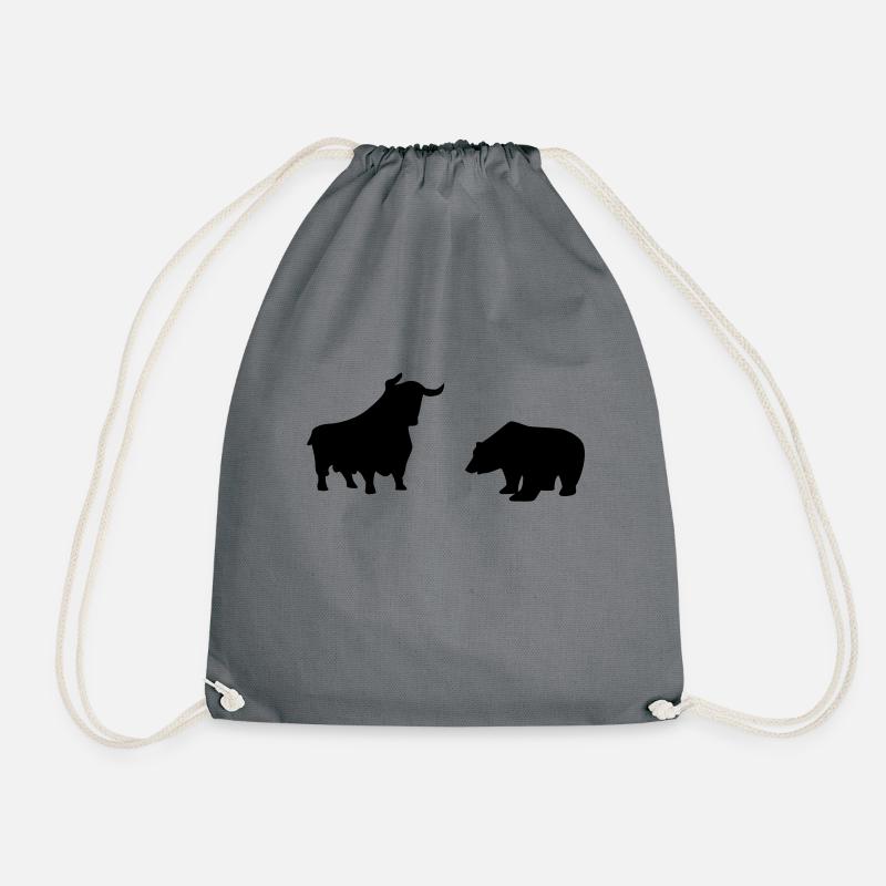 Bulle und Bär - Turnbeutel - Grau