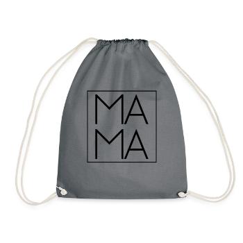 Mama Frauen Muttertag Mutter Geschenk Mama - Turnbeutel - Grau - Vorne