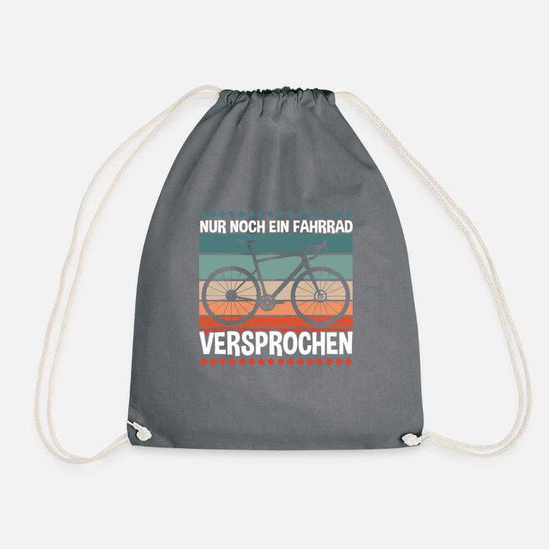 Nur Noch Ein Fahrrad - Turnbeutel - Grau