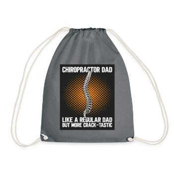 Papa chiropratique - Sac de sport léger - gris - Devant