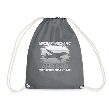 Mécanicien d’aéronefs - Sac de sport léger - gris - Devant
