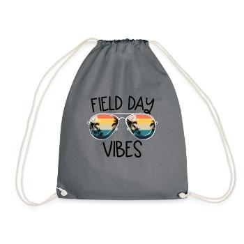 Field Day Vibes �ler Kinder Lehrer Field Tag - Turnbeutel - Grau - Vorne
