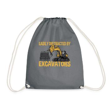 Distrait par Bagger - Sac de sport léger - gris - Devant