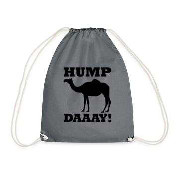 Hump ??Daaay Camel Hump Day Mittwoch Hump Day - Turnbeutel - Grau - Vorne