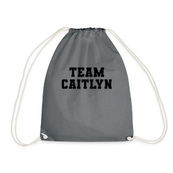 Team Caitlyn - Turnbeutel - Grau - Vorne