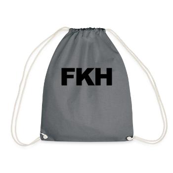 FKH Anti-Kamala-Hass Kamala Harris FKH - Turnbeutel - Grau - Vorne