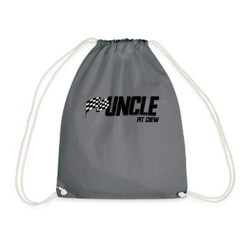 Pit Crew Oncle Race Anniversaire Assorti Famille O - Sac de sport léger - gris - Devant