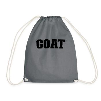 Chèvre - Sac de sport léger - gris - Devant